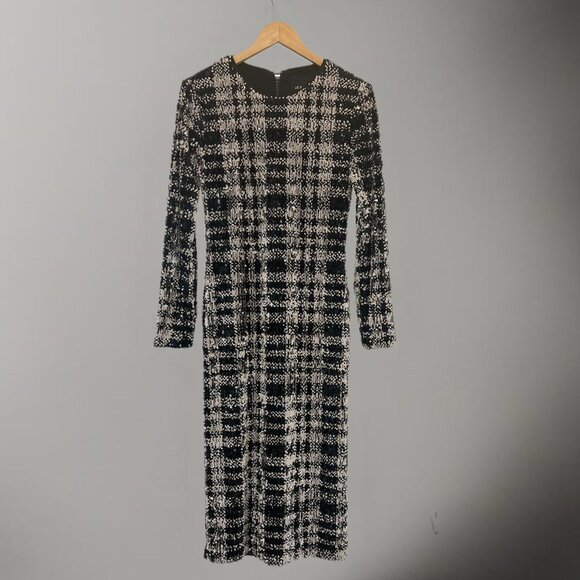 NWT Le Superbe & Anthropologie Kate Sequin Check Midi Dress - Picture 5 of 8